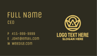 Gold Crown Structure Business Card Image Preview