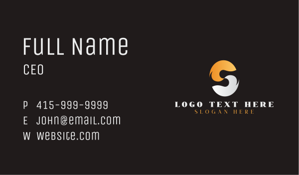Premium Startup Letter S Business Card Design Image Preview