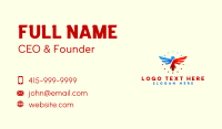 Aviary Eagle Star Business Card Design