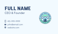 Home Roof Suibdivision Business Card Design