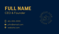 Gold Hand Key Business Card Image Preview