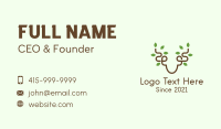 Minimalist Natural Deer Business Card Image Preview
