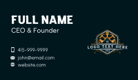 Hammer Paintbrush Renovation Business Card Preview