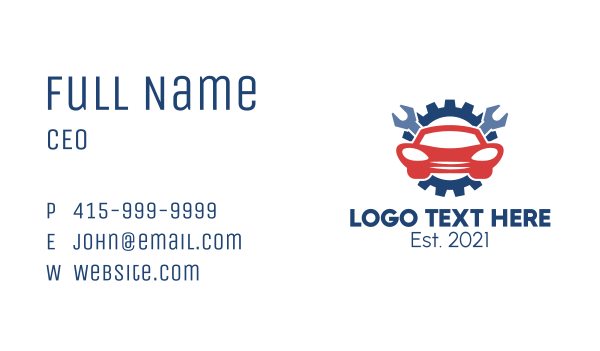 Garage Automotive Repair Business Card Design Image Preview