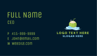 Coconut Drink Waves Business Card Image Preview