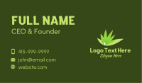 Green Peacock Environmental Business Card Image Preview