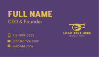Classic Guitar & Trumpet Business Card Image Preview