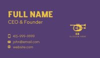 Classic Guitar & Trumpet Business Card Image Preview