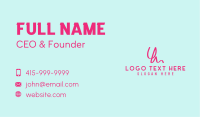 Scribble Letter Y Business Card Image Preview
