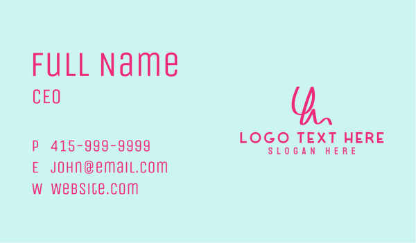 Scribble Letter Y Business Card Design Image Preview