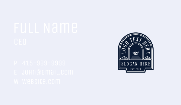 Yoga Wellness Studio Business Card Design Image Preview