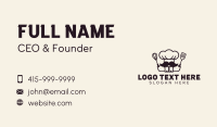 Culinary Chef Toque Business Card Preview