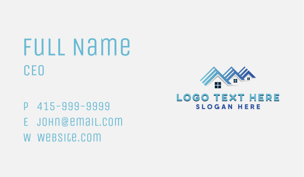 House Roofing Maintenance Business Card Design Image Preview