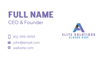 Creative Company Letter A  Business Card Image Preview