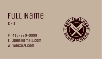 Pipe Wrench Plumber Business Card Image Preview
