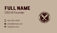 Pipe Wrench Plumber Business Card Image Preview