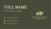 Wild Bison Farming Business Card Image Preview