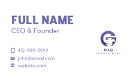Eagle Athletics Letter G Business Card Image Preview