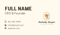 Tropical Flower Wellness Business Card Image Preview