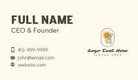 Tropical Flower Wellness Business Card Image Preview