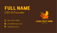 Orange Spiral Bug Business Card Image Preview