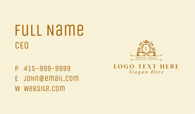 Upscale Royal Hotel Business Card Image Preview