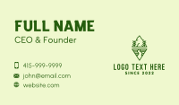 Nature Mountain Camping  Business Card Preview