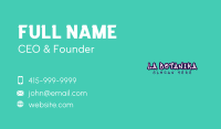 Funky Graffiti Wordmark Business Card Image Preview