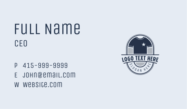 T-Shirt Clothing Boutique Business Card Design Image Preview