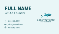 Dolphin Papercraft Origami Business Card Image Preview