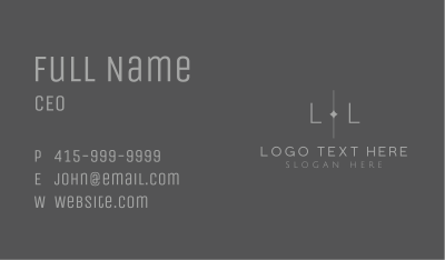 Generic Business Letter Business Card Image Preview