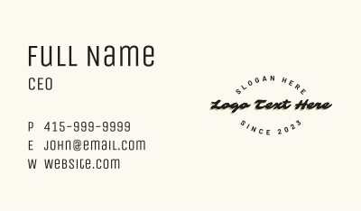 Classic Branding Firm Business Card Image Preview