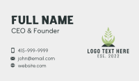 Farming Hand Plant  Business Card Image Preview