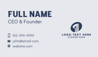 Construction Builder Column Business Card Preview