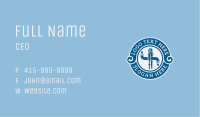 Plumbing Pipe Wrench Business Card Image Preview