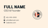 Lumberjack Axe Wood Business Card Image Preview