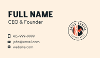 Lumberjack Axe Wood Business Card Design