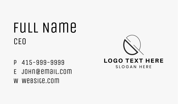 Tech Business Letter Q Business Card Design Image Preview