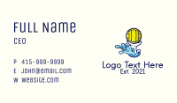 Water Polo Emblem  Business Card Image Preview