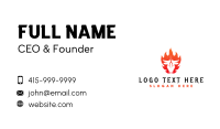 Grill Barbecue Cow Business Card Image Preview