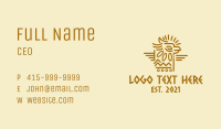 Tribal Aztec Eagle Business Card Image Preview