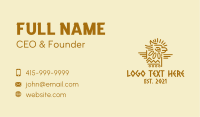 Tribal Aztec Eagle Business Card Image Preview