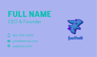 Graffiti Star Number 7 Business Card Image Preview