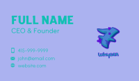 Graffiti Star Number 7 Business Card Image Preview