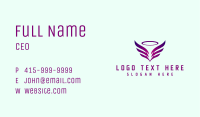 Flying  Angel Wings  Business Card Image Preview