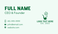 Green Pipe Marijuana  Business Card Image Preview