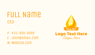Citrus Pulp Banner  Business Card Image Preview
