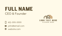 Roof Housing Realty Business Card Design