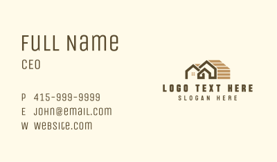 Roof Housing Realty Business Card Image Preview