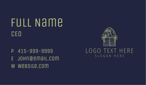 Organic Candle Store  Business Card Design Image Preview